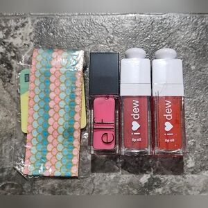 Tinted Lip Oil Bundle + Lip Balm Holder Keychain Bundle BNIB